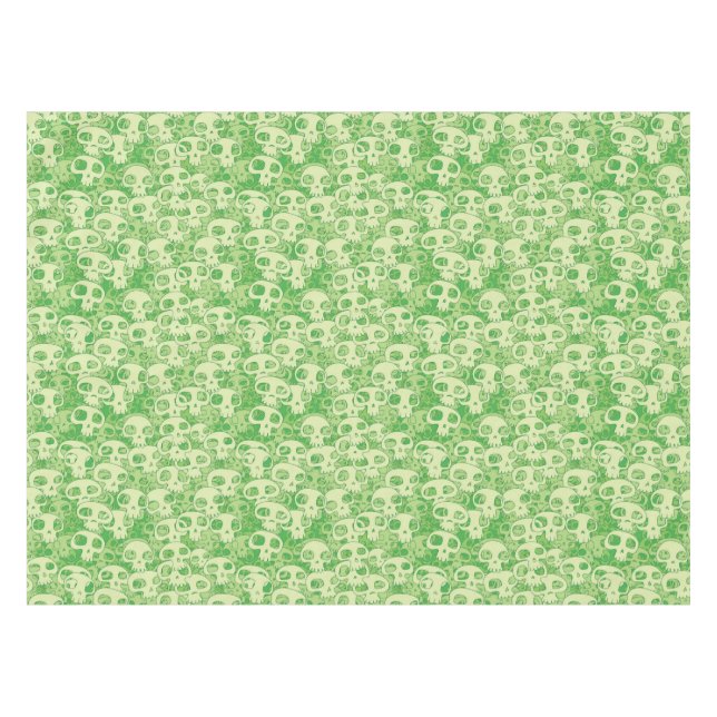Toalha De Mesa Crânios legal (Frente (Horizontal))
