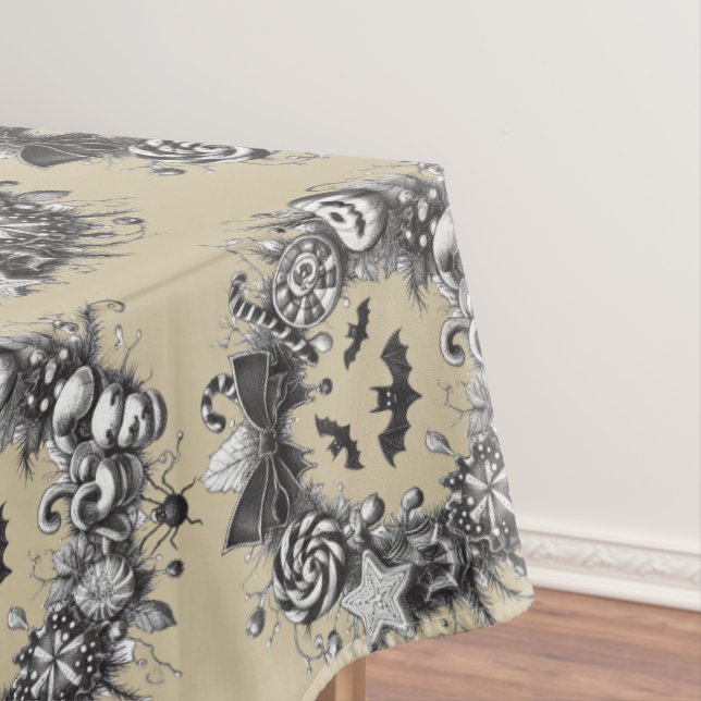 Toalha De Mesa Creepy Wreath (Posição Original)