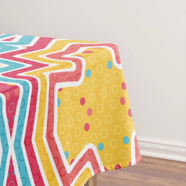 Toalha De Mesa Criação de Figura Geométrica (Posição Original)