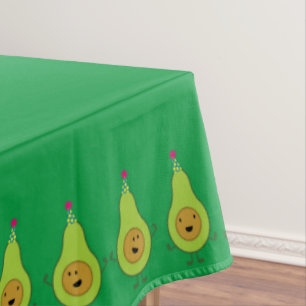 Toalha De Mesa Crianças de Festa de aniversário Avocado