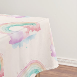 Toalha De Mesa Crianças Rainbow Magic Teapot Aniversário