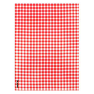 Toalha De Mesa Criar seu próprio guingão vermelho