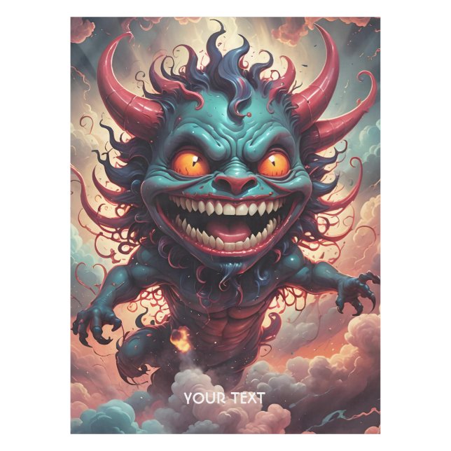 Toalha De Mesa Criatura Bestial Fantasy (Frente)