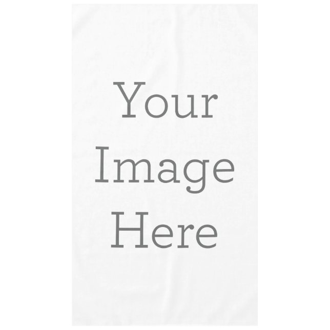 Toalha de mesa de Algodão, 152,4 x 264,1 cm., personalizável (Frente)
