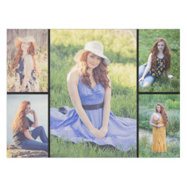 Toalha De Mesa Crie sua própria colagem de fotos