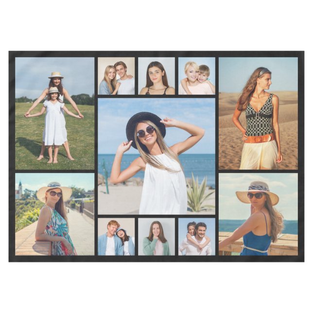 Toalha De Mesa Crie sua própria colagem de fotos 11 (Frente (Horizontal))