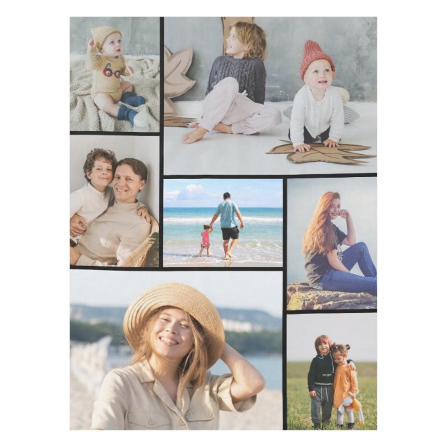 Toalha De Mesa Crie sua própria colagem de fotos 7 (Frente)