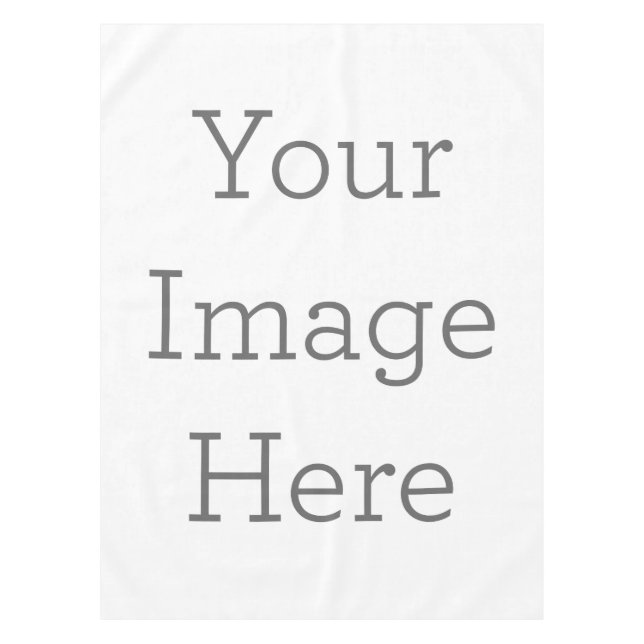 Toalha de mesa de Algodão, 132 x 177,8 cm, personalizável (Frente)