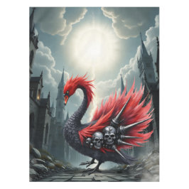 Toalha De Mesa Crimson Cathedral Swan.