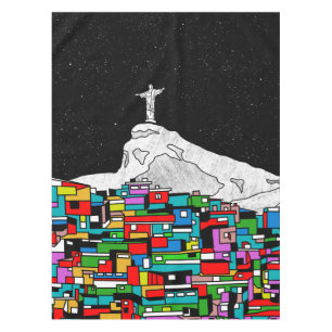 Toalha De Mesa Cristo do Rio de Janeiro