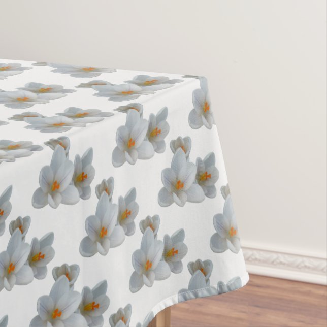 Toalha De Mesa Crocus Tablecloth Páscoas Flores Crocus Tablecloth (Posição Original)