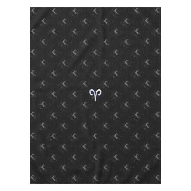 Toalha De Mesa Cromo como Aries Zodiac Sinal em Hevelius (Frente)