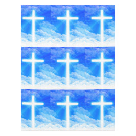 Toalha De Mesa Cruz de Cristo de Jesus Personalizável Cristão