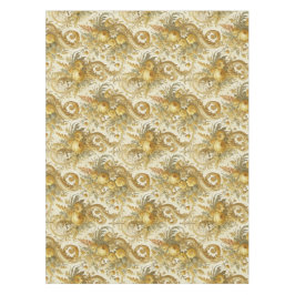 Toalha De Mesa Culpa do Dourado - Grande Impressão Barroco