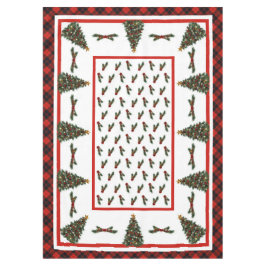 Toalha De Mesa Cunningham Scottish xadrez tartan Christmas Tablec