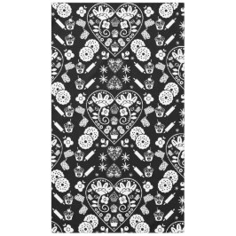 Toalha De Mesa Cupcake Baking Folk Art