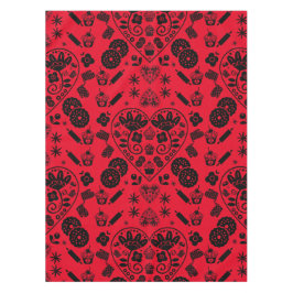 Toalha De Mesa Cupcake Baking Folk Art