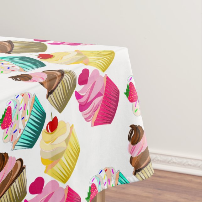 Toalha De Mesa cupcakes (Posição Original)