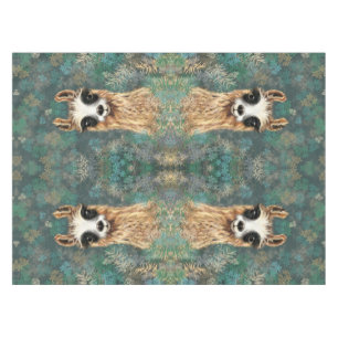 Toalha De Mesa Curioso Llama Funny Tablecloth