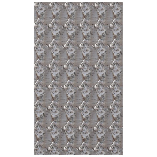 Toalha De Mesa Curly Birch Bark Tree Rustic Tablecloth (Frente)