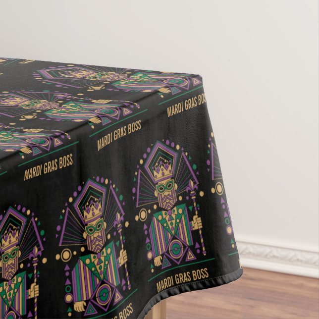 Toalha De Mesa Custom Mardi Gras King 2026 (Posição Original)