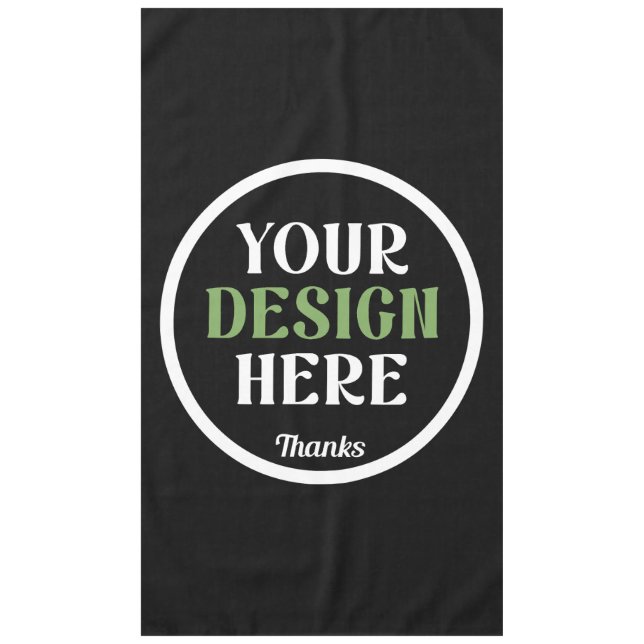 Toalha De Mesa custom, unique, sleek & minimalist (Frente)