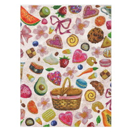 Toalha De Mesa Cute Pastry Confections Sweets