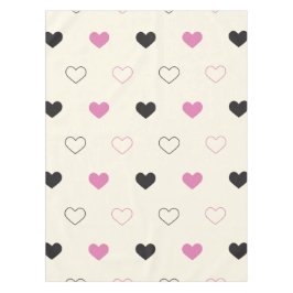Toalha De Mesa Cute Simple Heart Pattern