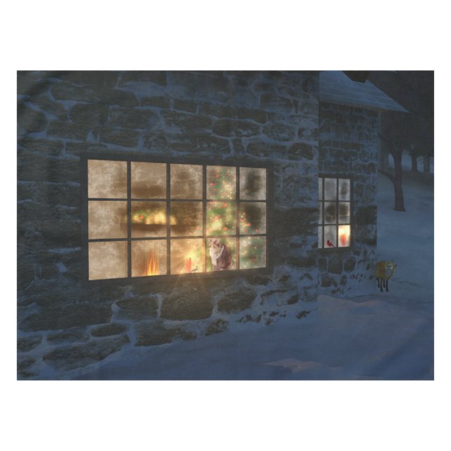 Toalha De Mesa Cwm Christmas Tablecloth (Frente (Horizontal))