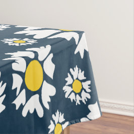 Toalha De Mesa Daisy Pattern, Floral Pattern, White Daisies