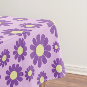 Toalha De Mesa Daisy Purple Lilac
