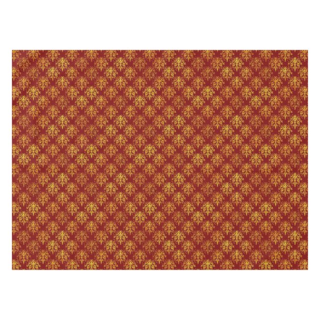 Toalha De Mesa Damasco rico do feriado (Frente (Horizontal))