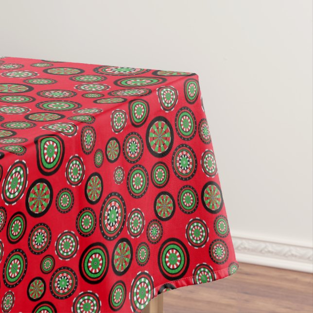 Toalha De Mesa Dartboard Xmas (Posição Original)