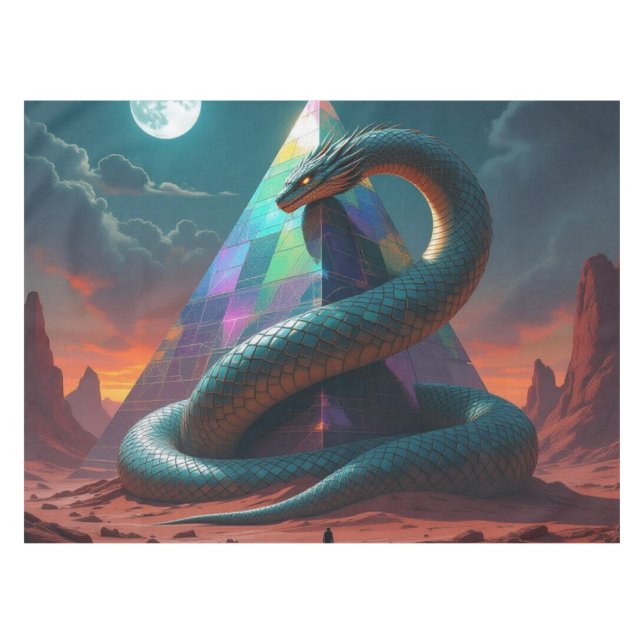 Toalha De Mesa „Das Geheimnis der Schlangengötter“ (Frente (Horizontal))