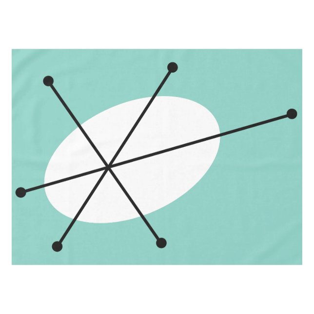 Toalha De Mesa Dazzle Tablecloth Azul (Frente (Horizontal))