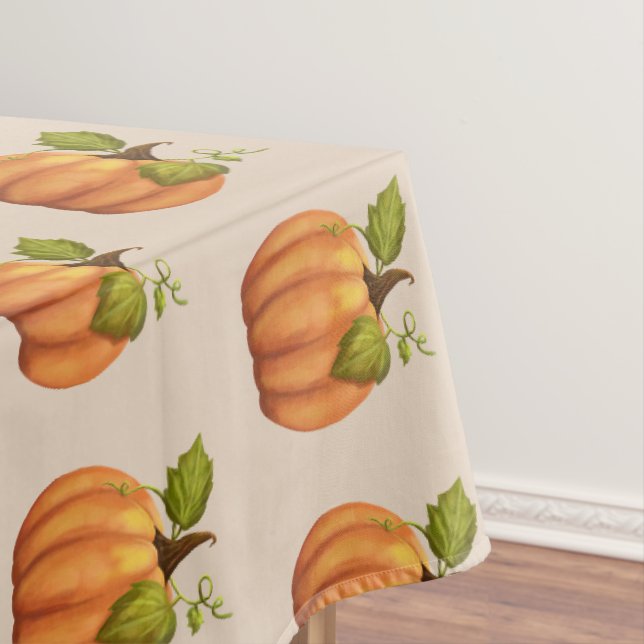 Toalha de mesa de abóbora de outono para Halloween (Posição Original)