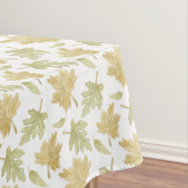 Toalha de mesa de Ação de Graças com folhas de out