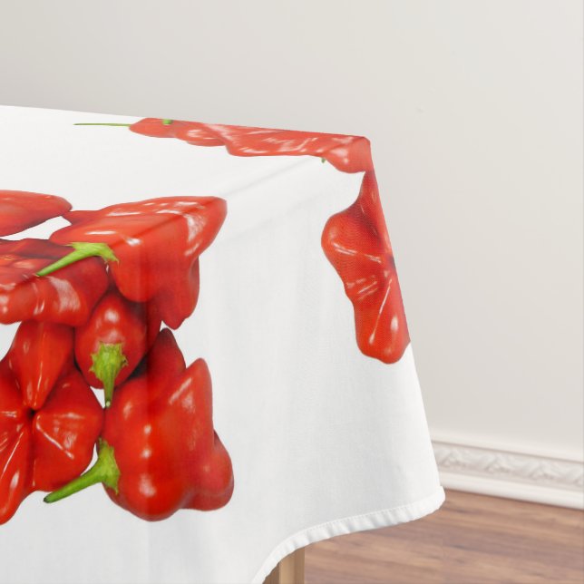 Toalha de mesa de algodão Pimenta Chinense (Posição Original)