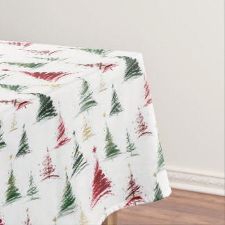 Toalha de mesa de árvore de Natal minimalista mode