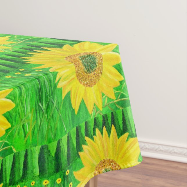 Toalha de mesa de girassóis  (Posição Original)