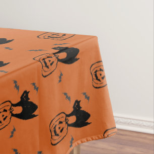 Toalha de mesa de Halloween de abóbora e gato pret