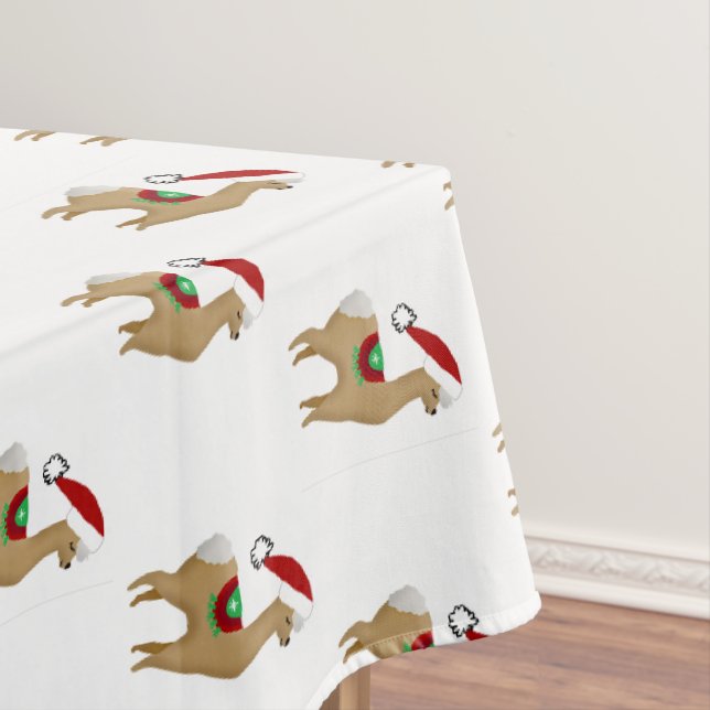 Toalha de mesa de Natal para festa de Alpaca Decor (Posição Original)