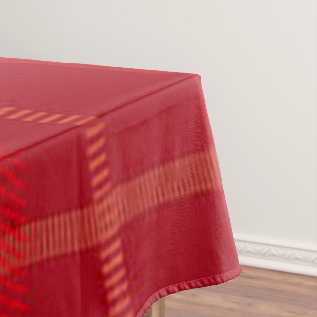 Toalha de mesa de Natal xadrez de duas cores (Posição Original)