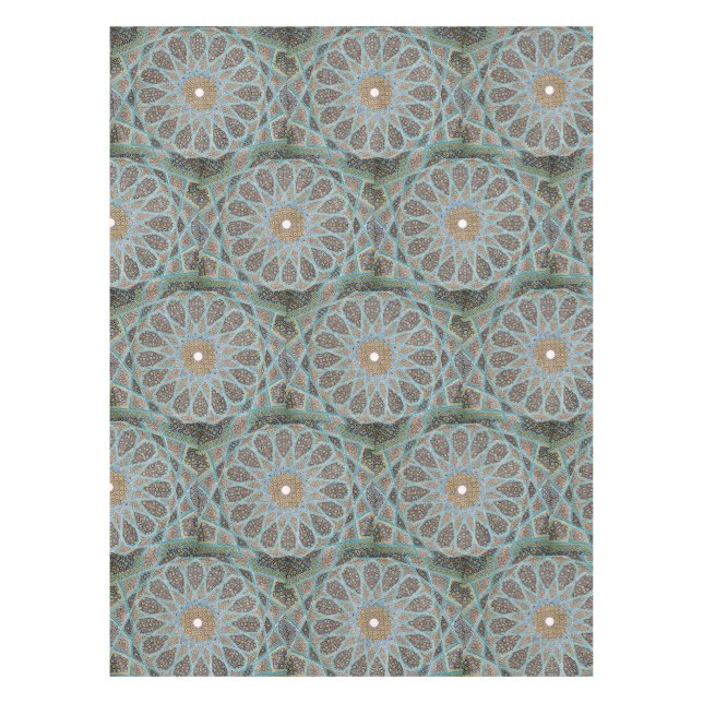 Toalha De Mesa Decoração Árabe Persa Oriental Turca Arabesco (Frente)