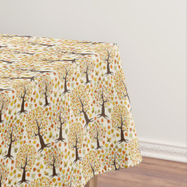Toalha De Mesa Decoração de Ação de Graças com Folhas Coloridas d