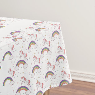 Toalha De Mesa Decorações de Festa de aniversário Unicórn