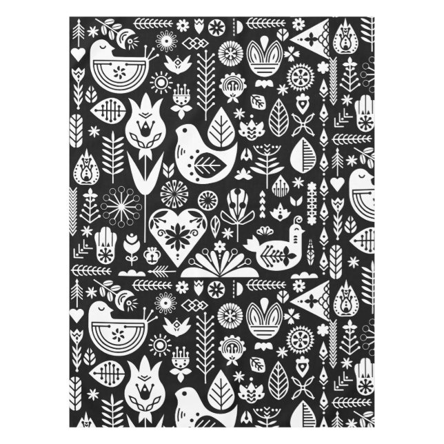 Toalha De Mesa Decorações Nórdicas de Natal Escandinavo (Frente)