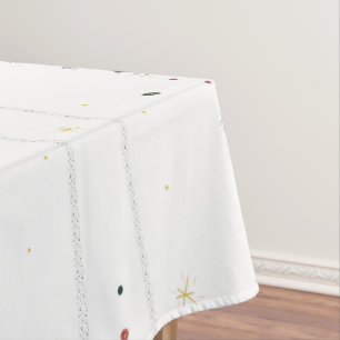 Toalha De Mesa Delicar Tablecloth Branca de Padrão de Inverno Mod