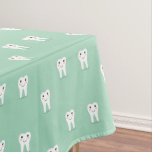 Toalha De Mesa Dente feliz de Kawaii