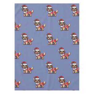 Toalha De Mesa Desejamos-lhe um feliz natal com papais noeis de c